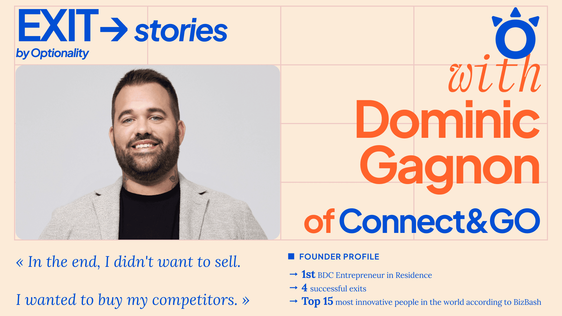 Dominic Gagnon of Connect&GO